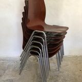 Lot d 6 vintage Pagholz chairs