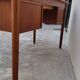 Danish Scandinavian desk in vintage teak 5 drawers, 1950s