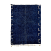 Tapis marocain moderne bleu foncé 280x370cm