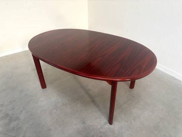 Large oval dining table by Skovby Møbilfabrik, Denmark 1960s