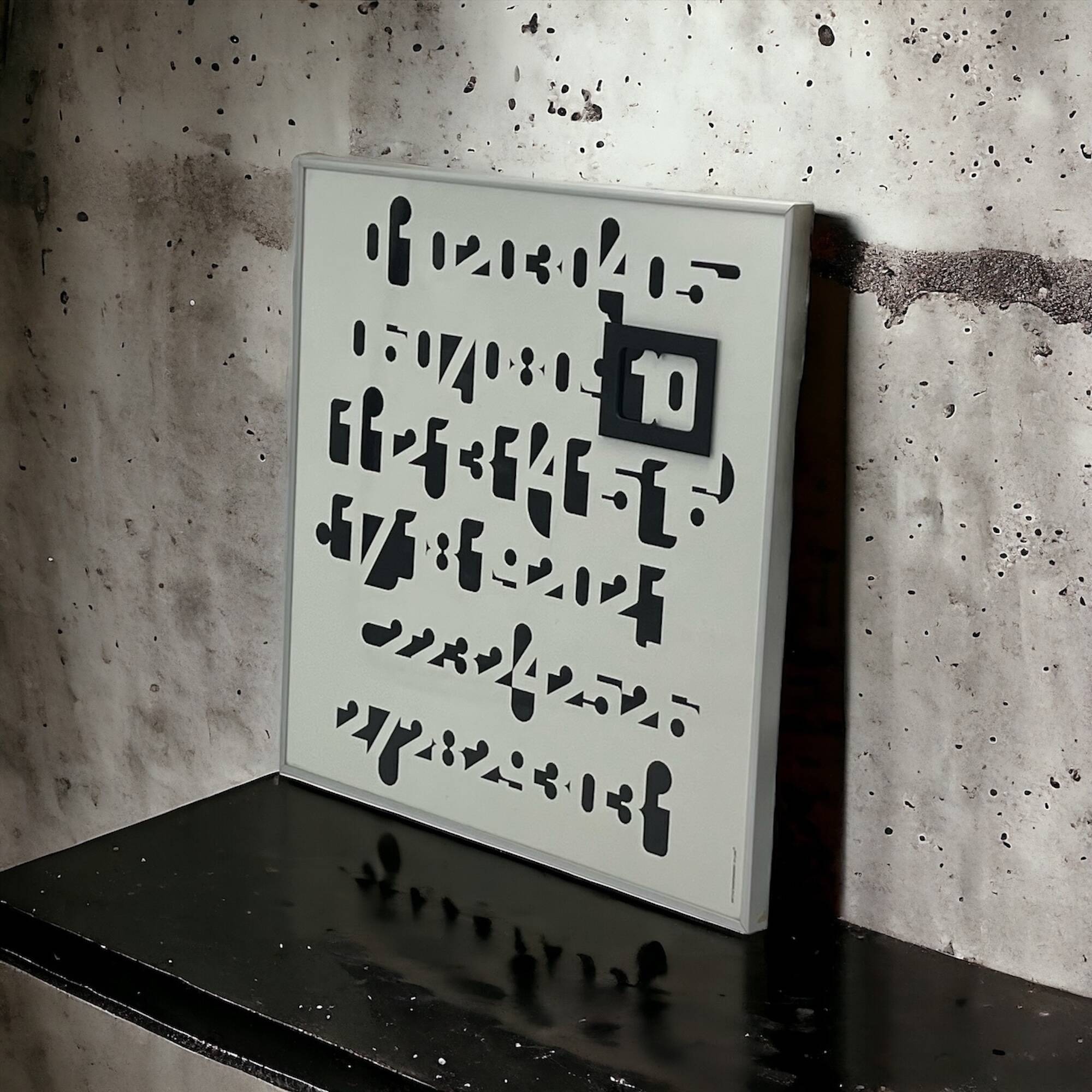 Rare Calendar 'Imbroglio', Jean-Pierre Vitrac Iconic Design 1970s