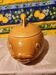 Bouillabaisse tureen fish Sarreguemines France yellow ceramic