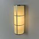 Pair of vintage wall lights, chrome and perspex, France, 1980