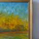 Saint George Major at dusk, oil on canvas signed