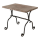 Early 20th century wrought iron side table