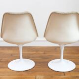2 Chaises – Tulipe - Eero SAARINEN – Knoll - Pivotante