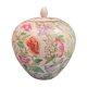 Pot couvert asiatique en émaux cloisonné