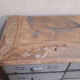 Industrial sideboard with 16 drawers