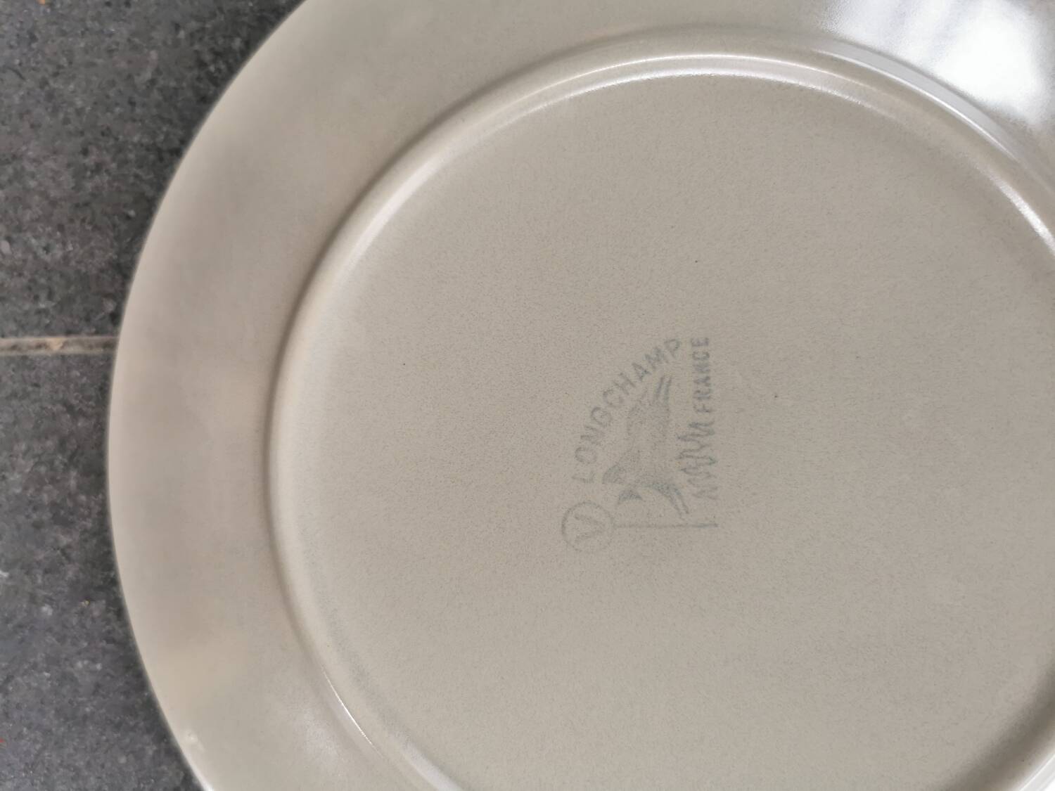 Service à poisson vintage signé Longchamp