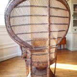 Emmanuelle rattan armchair