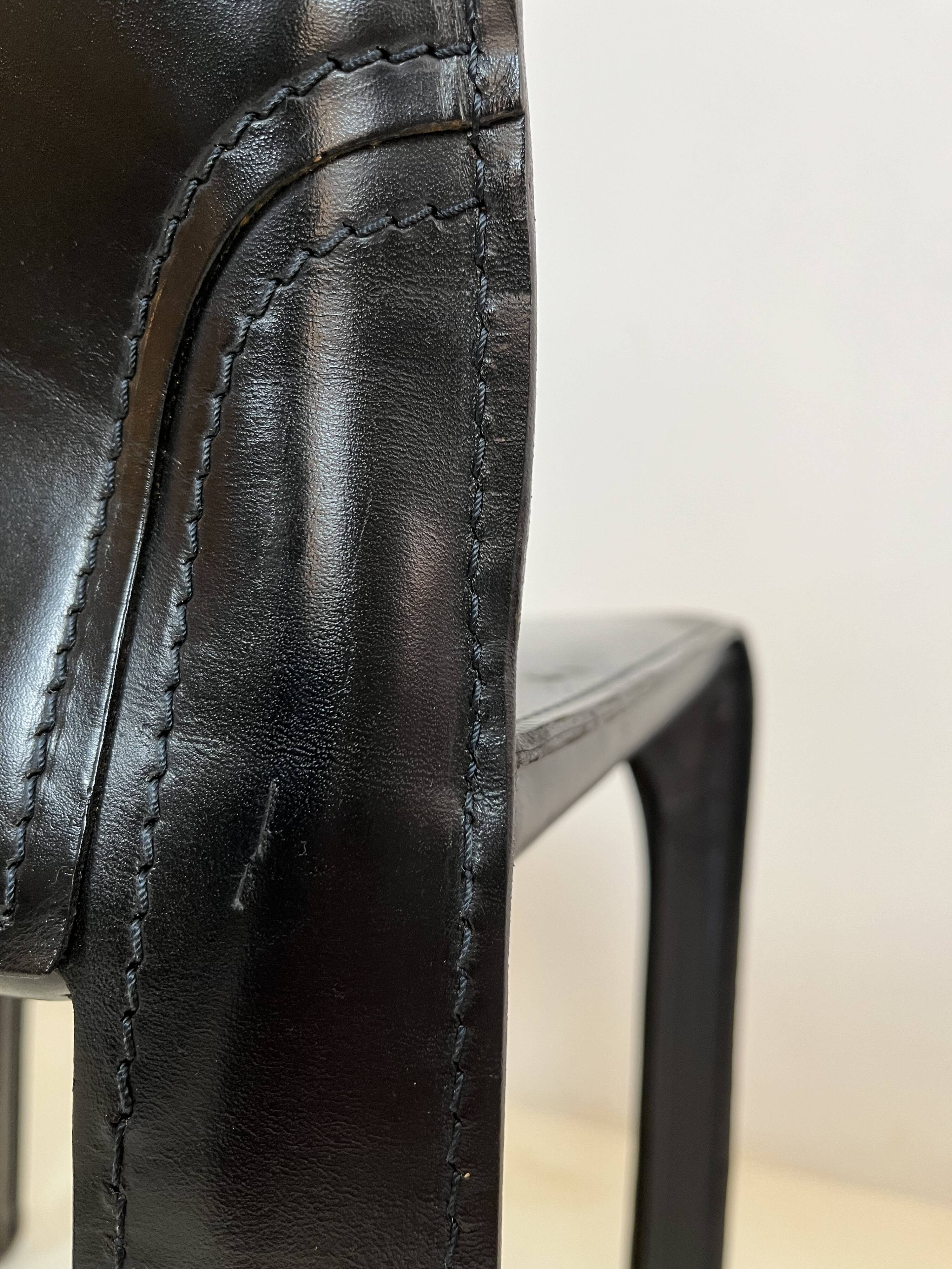 Cab 412 chair, Mario Bellini, Cassina, 1970s