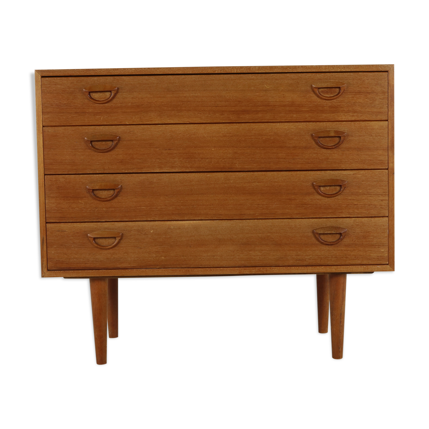 Danish design wooden chest of drawers