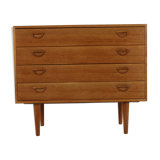 Danish design wooden chest of drawers