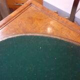 XiXth game table in walnut bramble