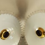 Pair of vintage opaline wall sconces