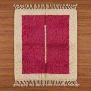 Handmade traditional pure wool rug 2/3 m