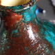 Ceramic lamp foot