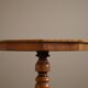 Danish Art Deco octagonal side table in birch with an inlaid top, 1940s.