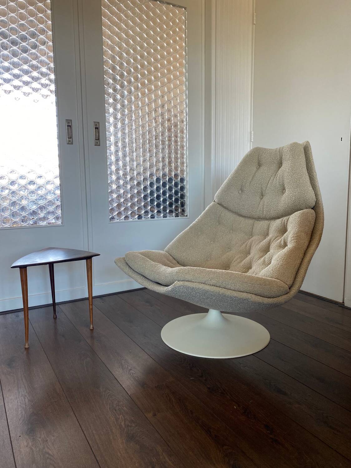 Fauteuil Lounge Artifort modèle F588 par Geoffrey Harcourt, années 1960