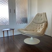 Fauteuil Lounge Artifort modèle F588 par Geoffrey Harcourt, années 1960