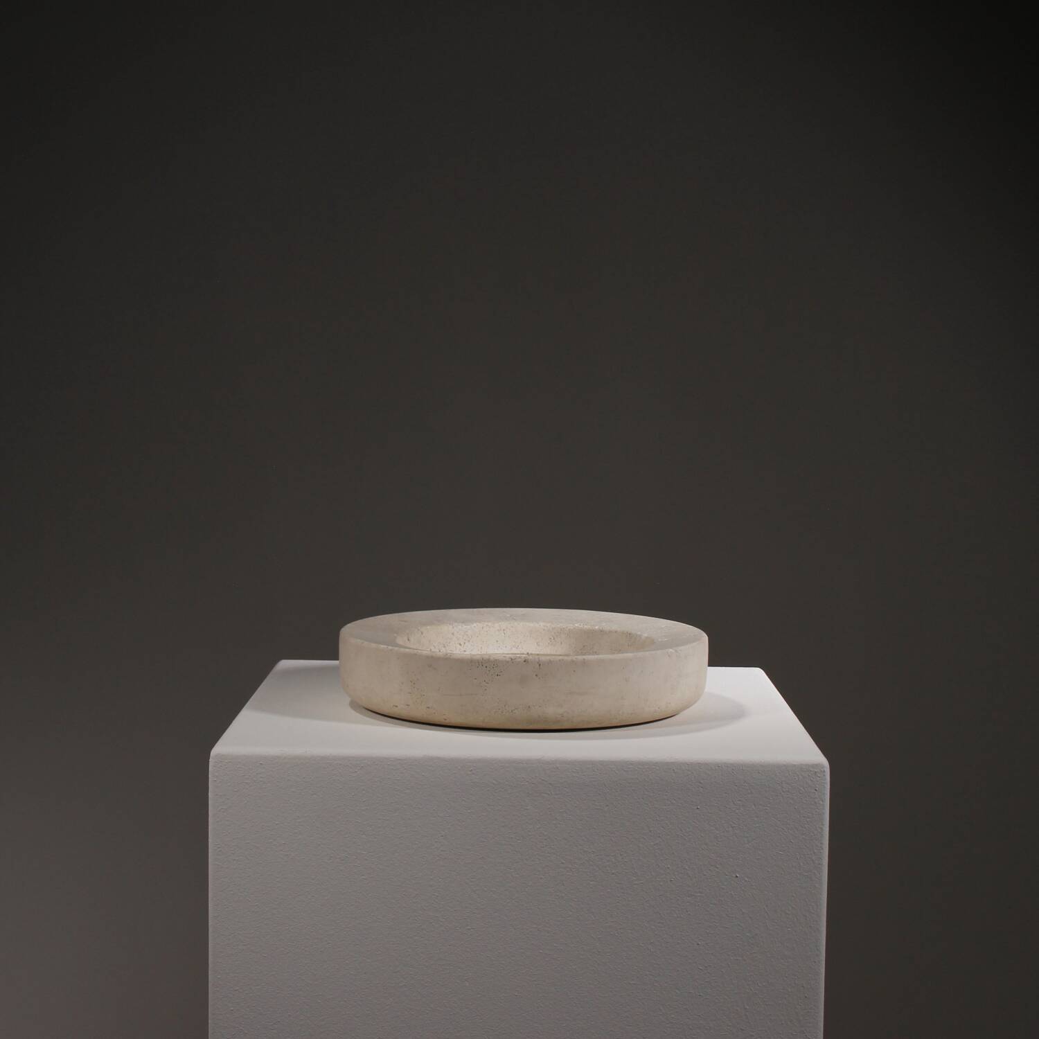 ​Travertine ‚Vide-Poche‘ by Giusti & Di Rosa for Up & Up | Italy 1970s