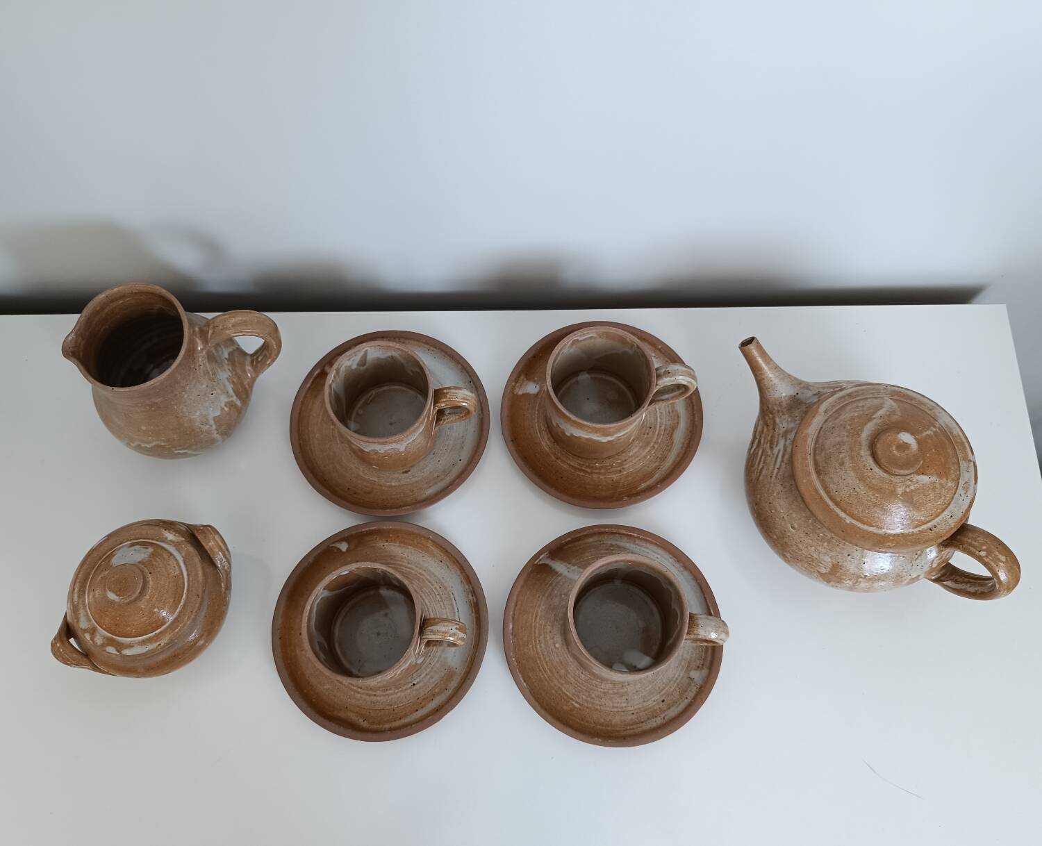 Vintage stoneware coffee or tea set
