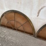 Half-moon window pair