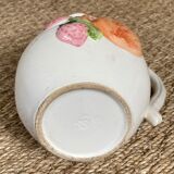Gerber fruit slip pitcher, vintage ceramics