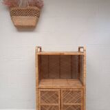 Buffet rattan bookcase shelf