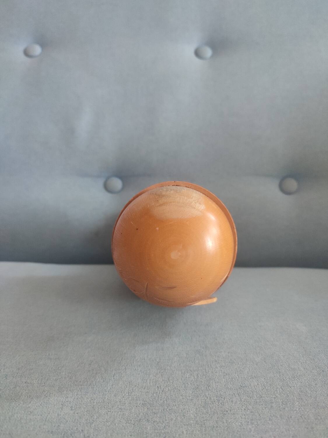 Vintage Japanese kokeshi doll in bamboo japenese dancing geisha