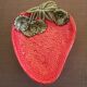 Slip cup - strawberry shape - Portuguese work - 1980s