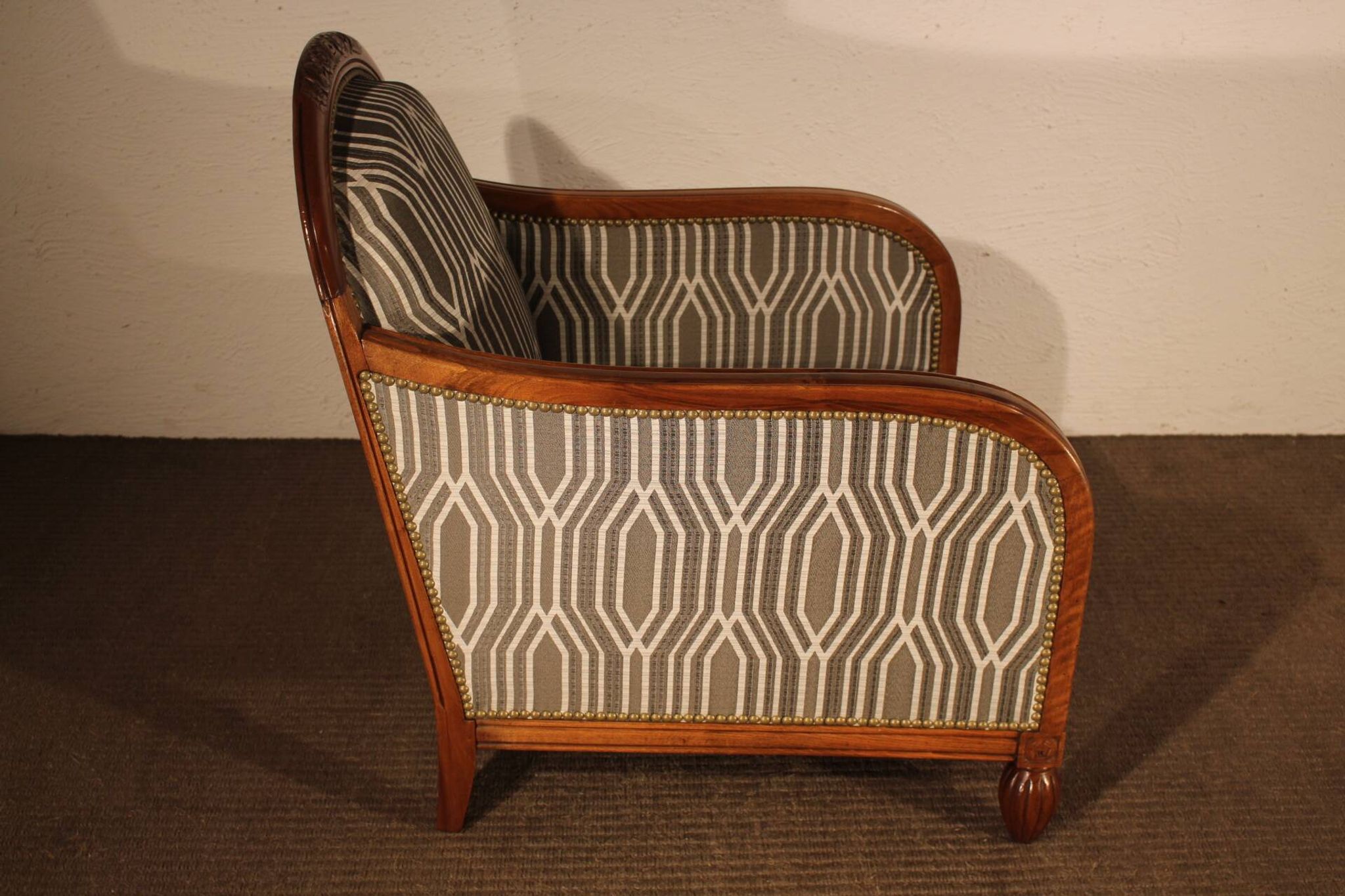 Paire de fauteuils art déco