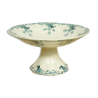 Compotier Lorrain de Longwy "chardons" late nineteenth