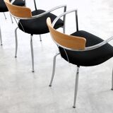 Vintage chairs | dining chairs | Effezeta | 80s