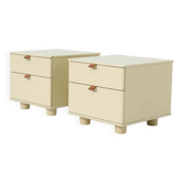 Pair of Interlubke Mutaro Series bedside tables by Peter Maly, 1970s