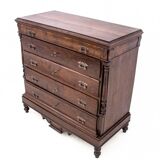 Antique oak chest of drawers, Northern Europe, circa 1890. After renovation.