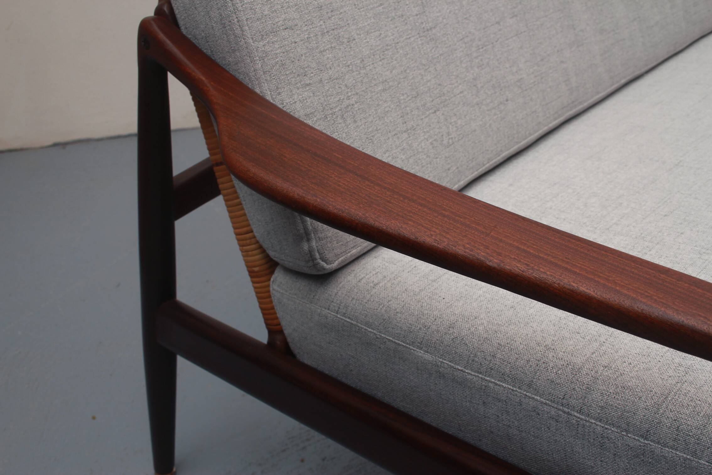 1950s sofa in teak Hartmut Lohmeyer