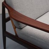 1950s sofa in teak Hartmut Lohmeyer