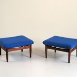 Quatre tabourets fd 137 série japan de Finn Juhl - 1950