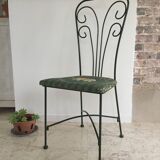Vintage cast iron garden chair