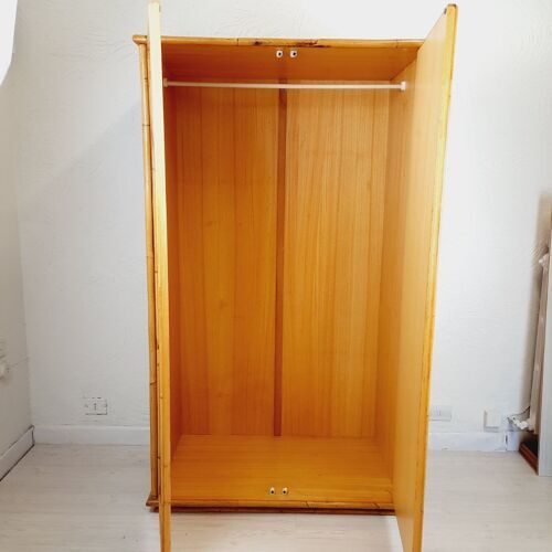 Vintage wardrobe, Dal Vera, bamboo.