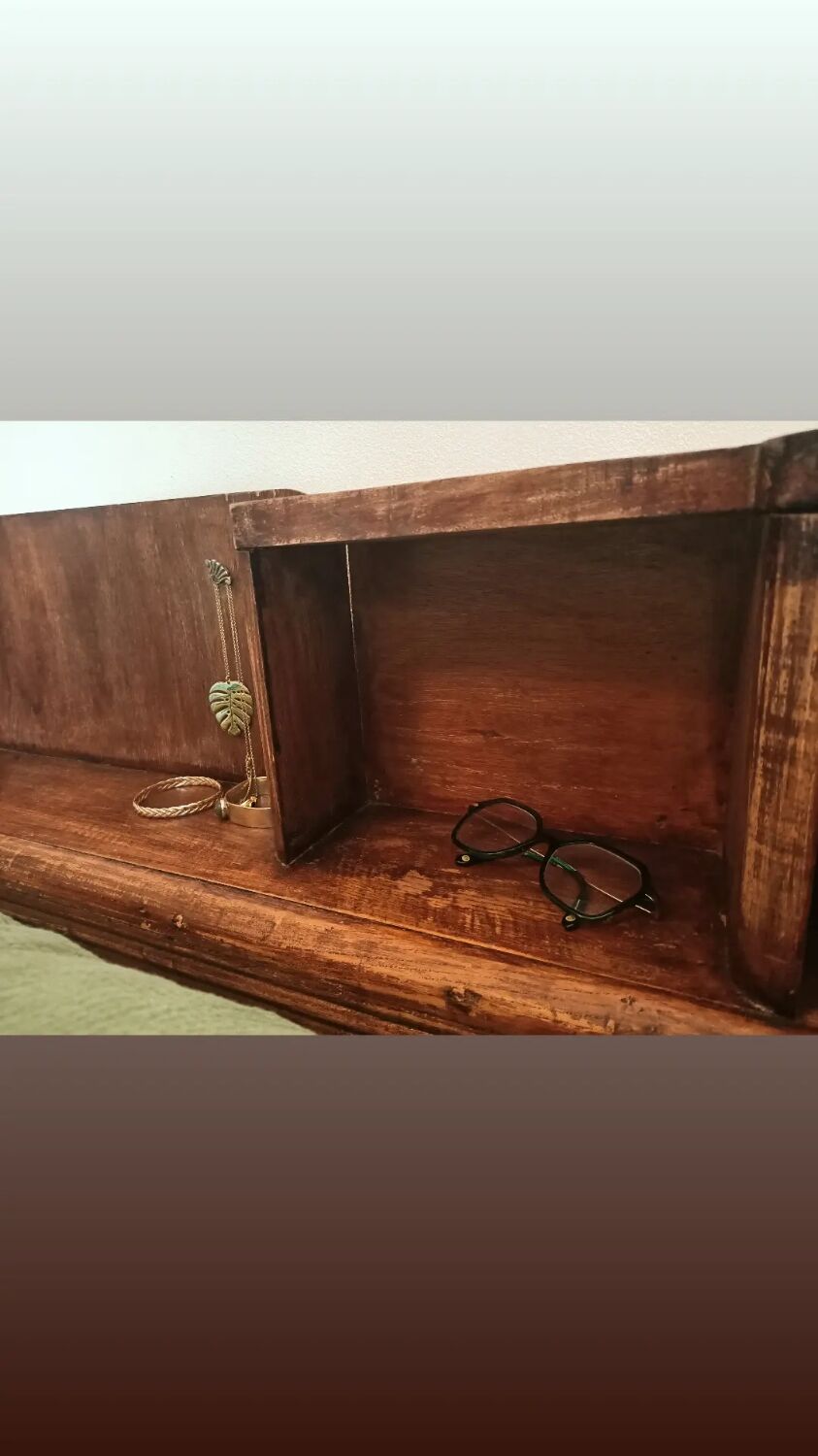 Antique headboard