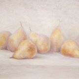 Oil paint with paint. Contemporary winery.