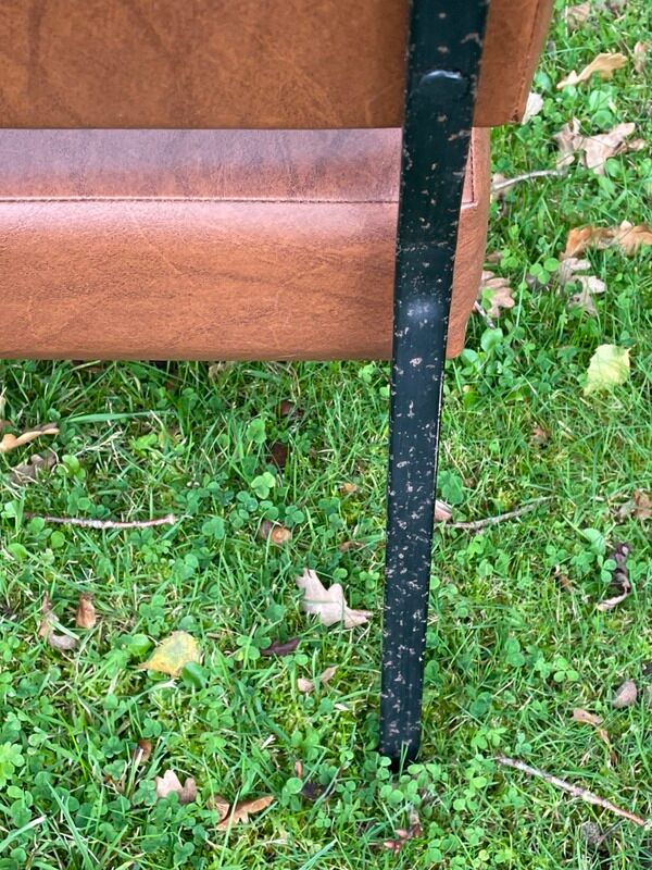 Vintage drivers, Armchair, Metalor French manufacture set of 4
