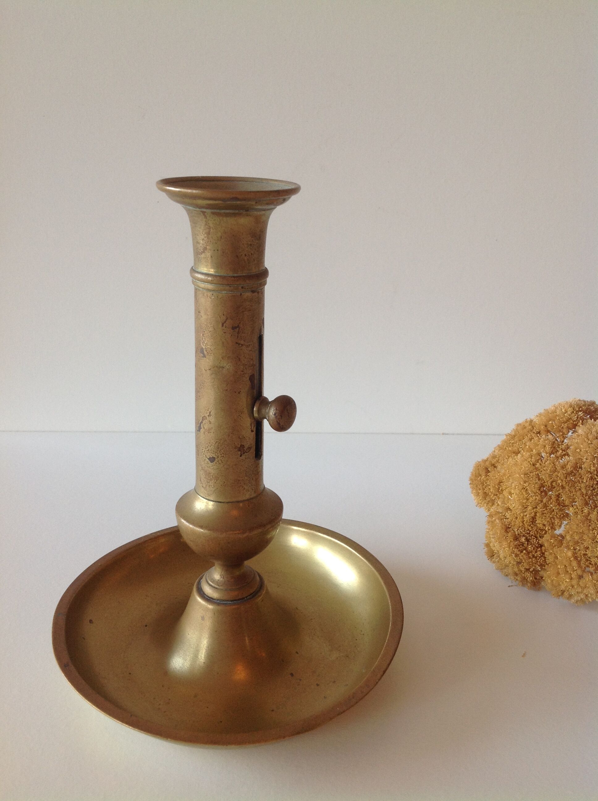 Brass candlestick