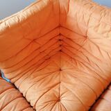 Togo set: 2 seater sofa, 2 corner sits and 1 pouf