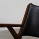 Leather lounge chair by Dal Vera