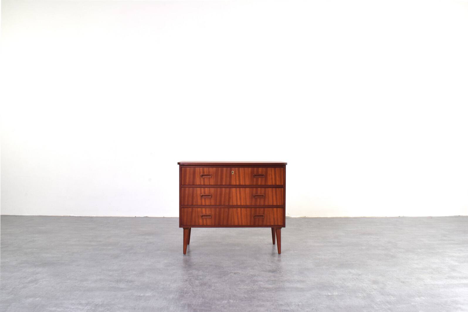Mid-Century Danish Teak Chest of Drawers, 1960s.