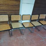 Set of 5 chairs Marcel Breuer B32