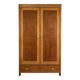 Vintage Wooden Wardrobe, 1930s, Czechoslovakia